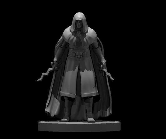 Cult Fanatic Male miniature model for D&D - Dungeons and Dragons, Pathfinder and Tabletop RPGs