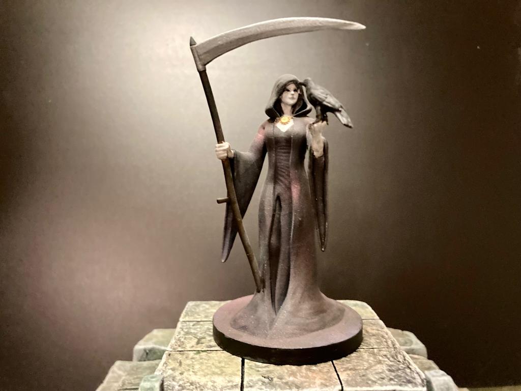 The Raven Queen miniature model for D&D - Dungeons and Dragons, Pathfinder and Tabletop RPGs