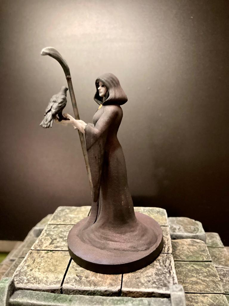 The Raven Queen miniature model for D&D - Dungeons and Dragons, Pathfinder and Tabletop RPGs