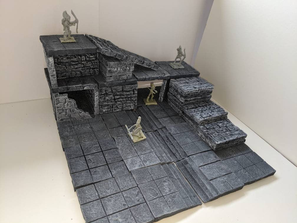 Modular Magnetic Tile Set for Dungeons and Dragons/ Warhammer 40k/ Age of Sigmar/Terrain Set