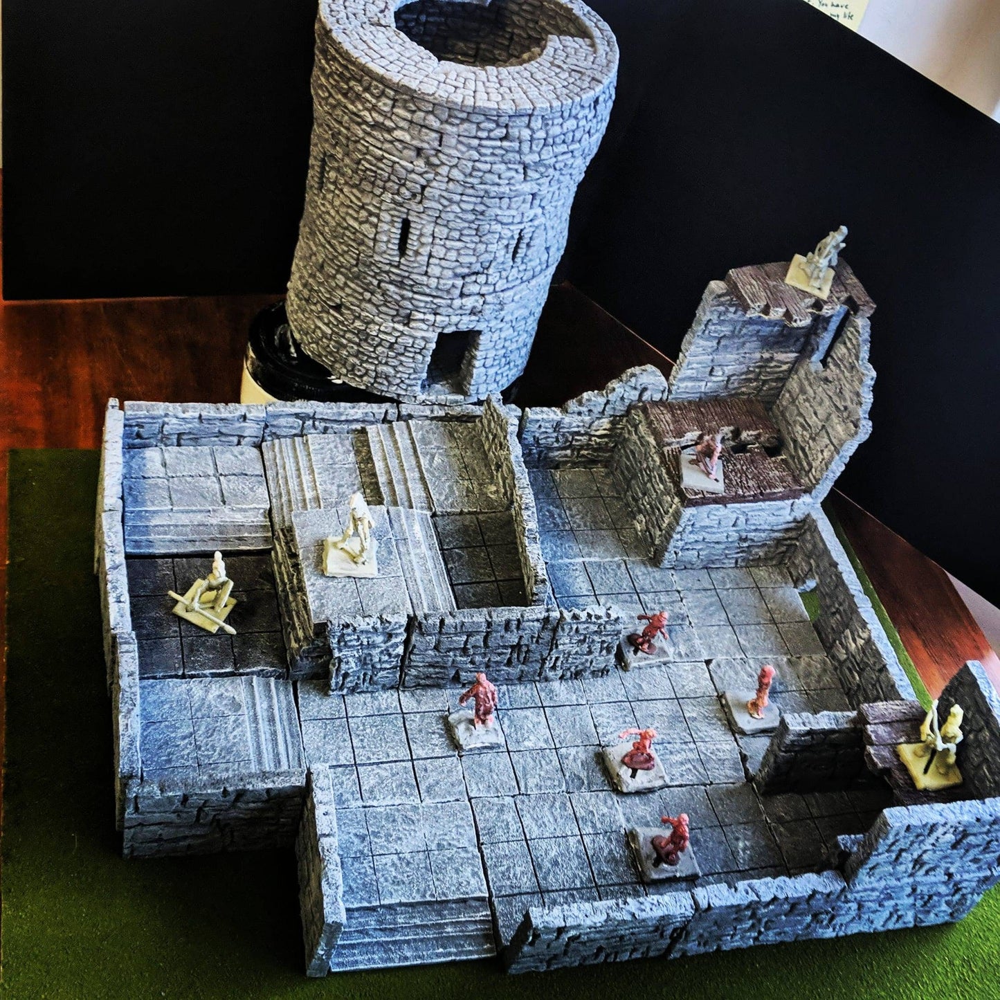 Dungeon Tile Starter Set for Dungeons and Dragons, Tabletop games, Warhammer 40k, Age of Sigmar, Wargaming