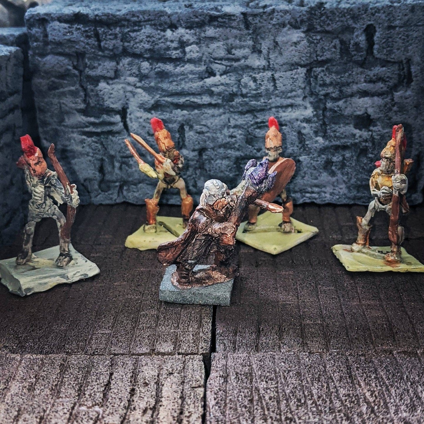 Wooden Floor Modular Magnetic Tiles for Dungeons and Dragons/ Wargaming/ TTRPGs