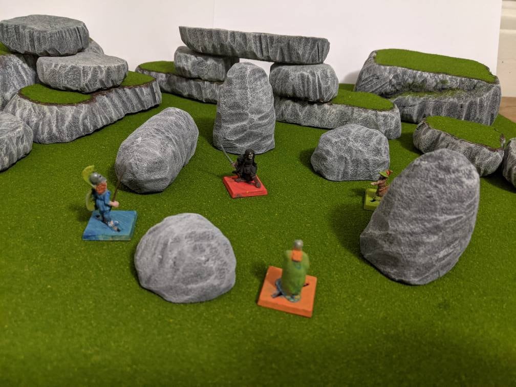 Terrain Rock Set for Dungeons and Dragons/ Warhammer/ TTRPGs/ Wargaming