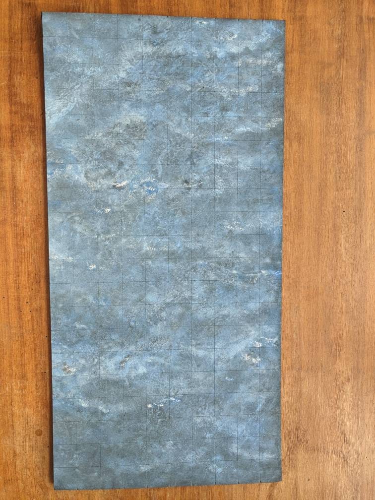 Premium Textured Ocean Battle Mat for Dungeons and Dragons, Warhammer40k, Age of Sigmar, Wargaming and TTRPGs