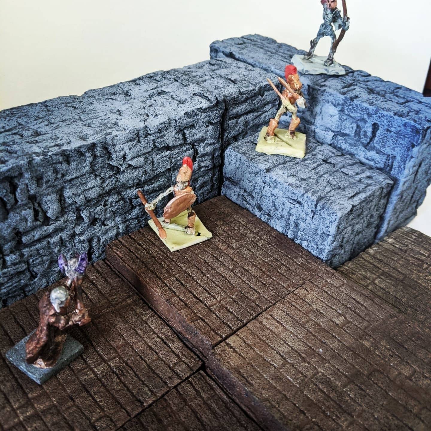Wooden Floor Modular Magnetic Tiles for Dungeons and Dragons/ Wargaming/ TTRPGs