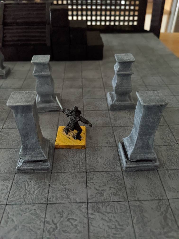 Pillar Set for Dungeons and Dragons/ Warhammer/ TTRPGs/ Wargaming Terrain