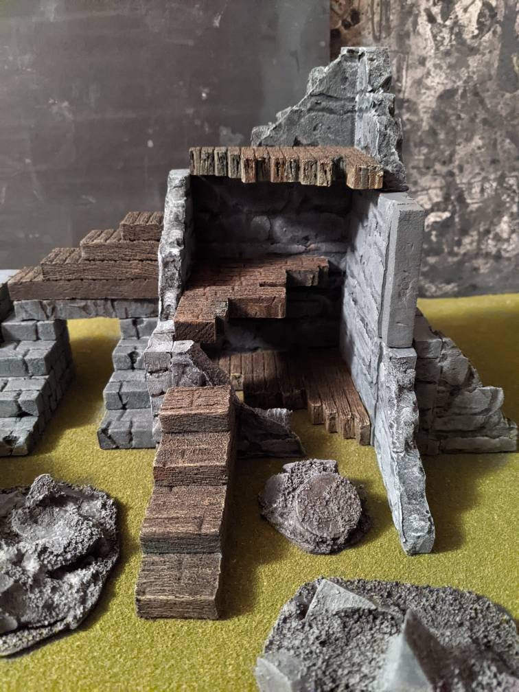 Rubble Set for Dungeons and Dragons/ Warhammer 40k/ Age of Sigmar/Terrain Set