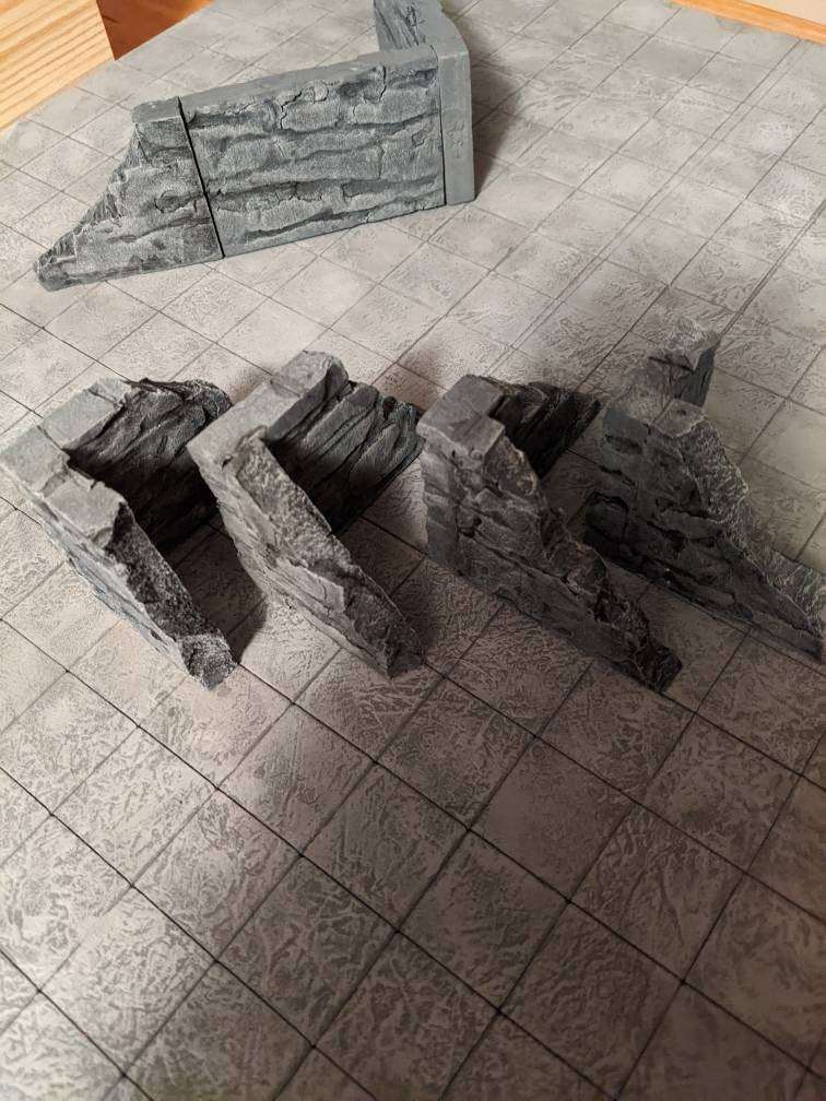 Modular Ruins Set for Dungeons and Dragons/ Warhammer 40k/ Age of Sigmar Terrain