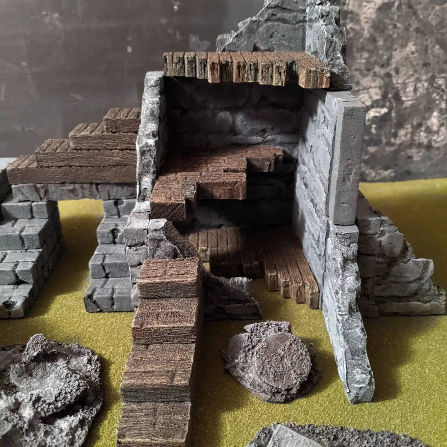 Modular Ruins Set for Dungeons and Dragons/ Warhammer 40k/ Age of Sigmar Terrain