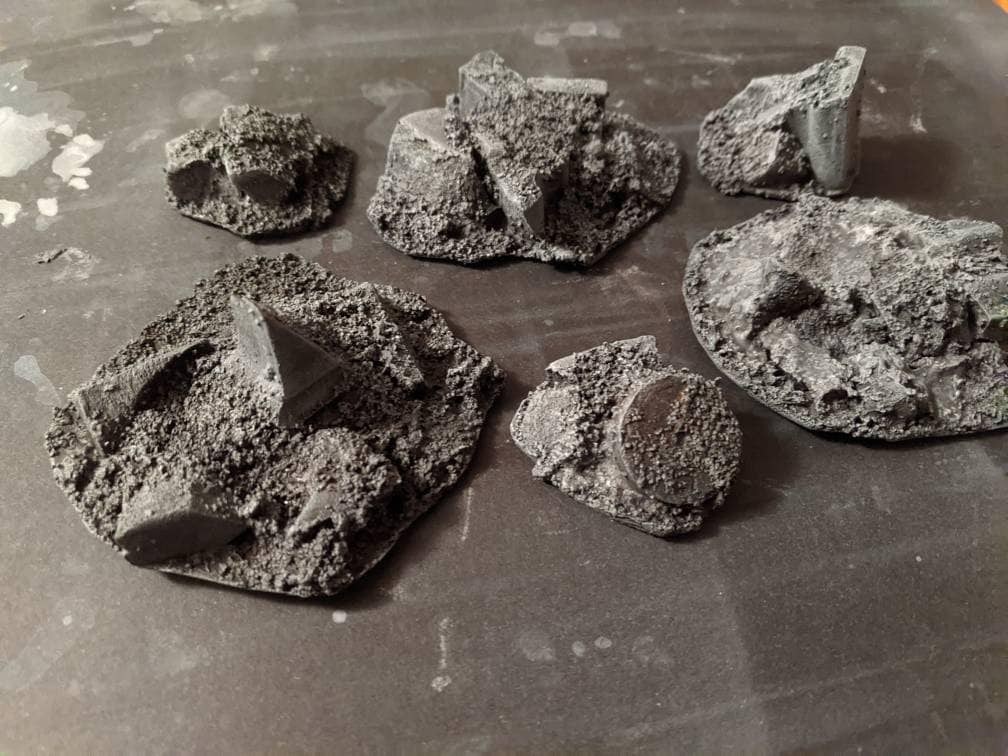 Rubble Set for Dungeons and Dragons/ Warhammer 40k/ Age of Sigmar/Terrain Set