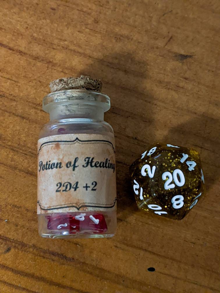 Potion of Healing Dice Set for Dungeons & Dragons