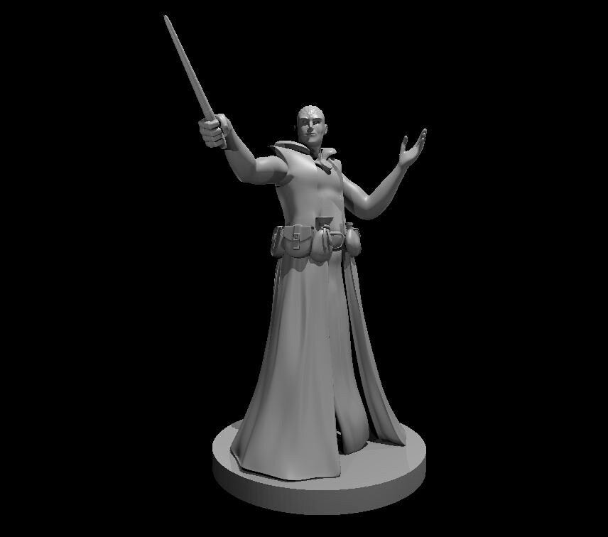 Bald Wizard Miniature