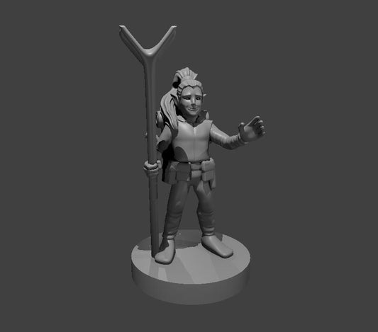 Halfling Wizard Miniature