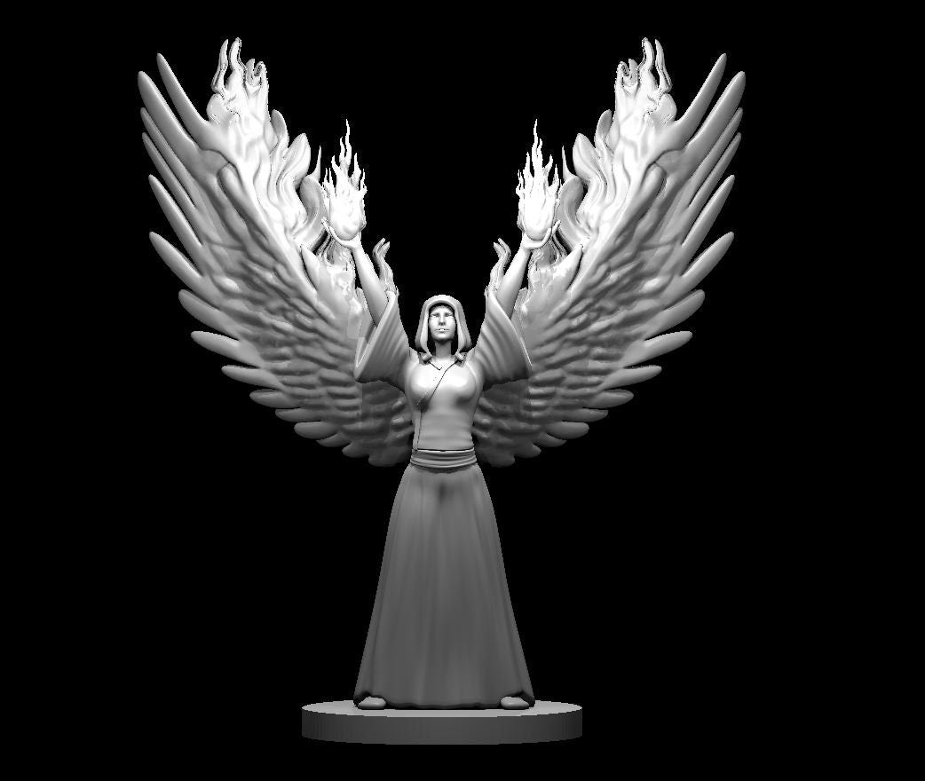 Aasimar Sorcerer Miniature Female