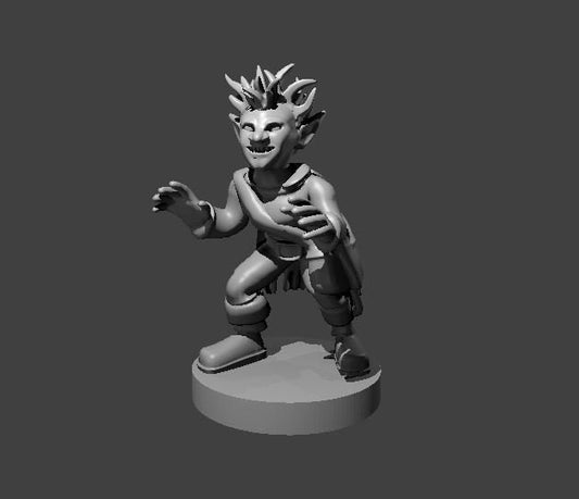 Halfling Sorcerer Miniature Female