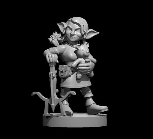Goblin Rogue/ Ranger Miniature Female