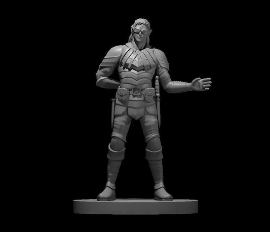 Elven Rogue/ Artificer Miniature