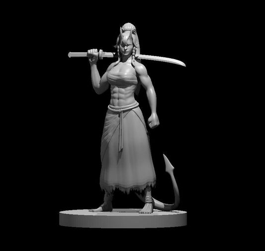 Tiefling Kensai Miniature