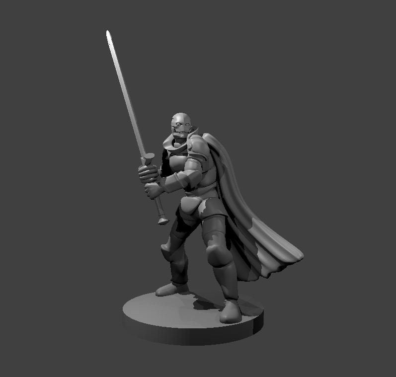 Warforged Fighter Miniature