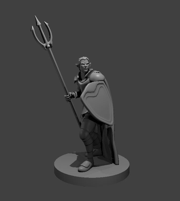 Elven Cleric Miniature