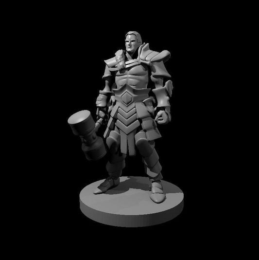 Barbarian with Hammer Miniature