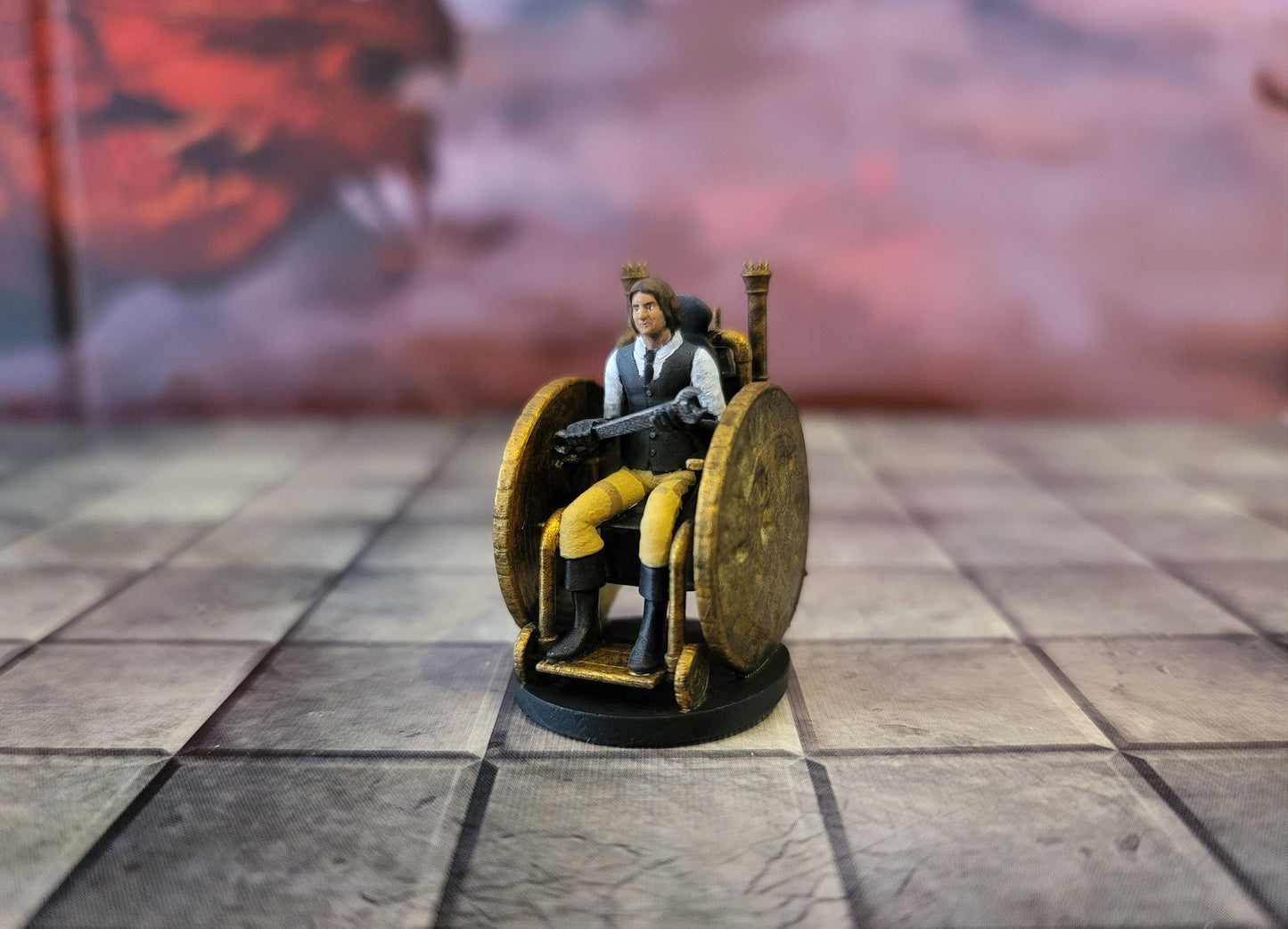 Artificer with Wheelchair Miniature