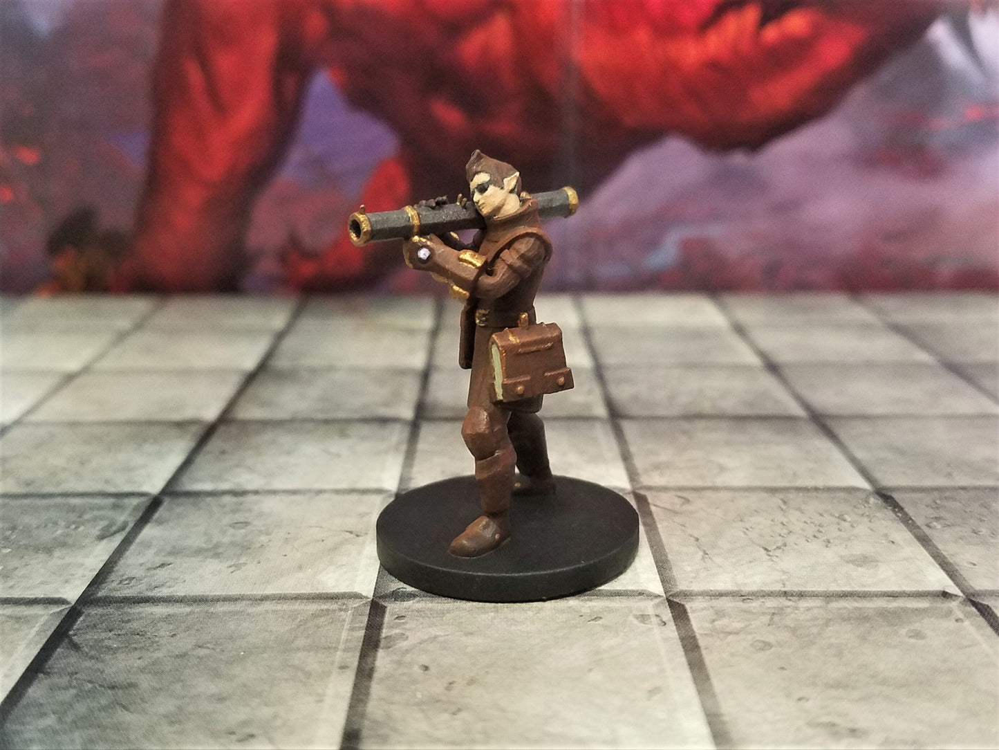 Elven Artificer Cannoneer Miniature