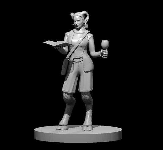 Satyr Female Wizard Miniature
