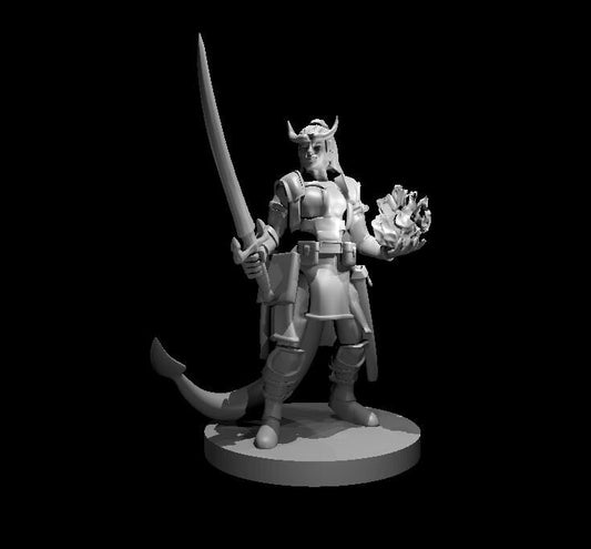 Tiefling Warlock Miniature Female