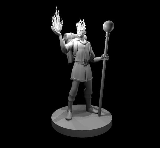 Human Fire Sorcerer Miniature