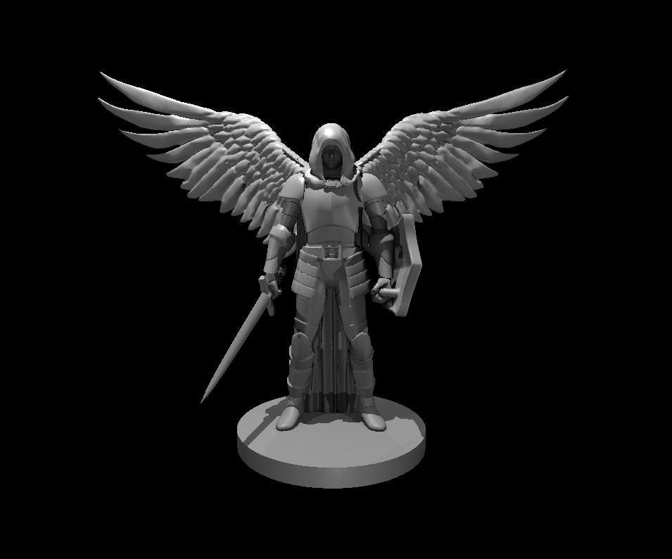 Aasimar Paladin Miniature