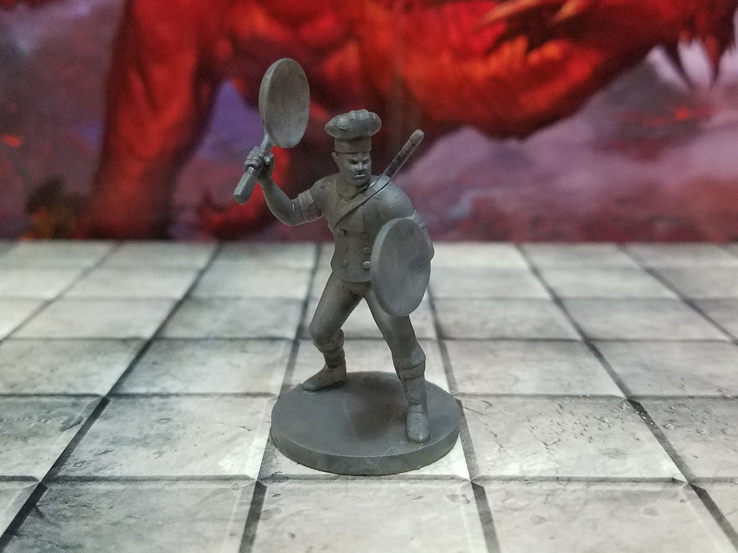 Half Orc Chef Miniature