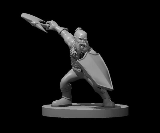 Dwarf Axe Fighter Miniature