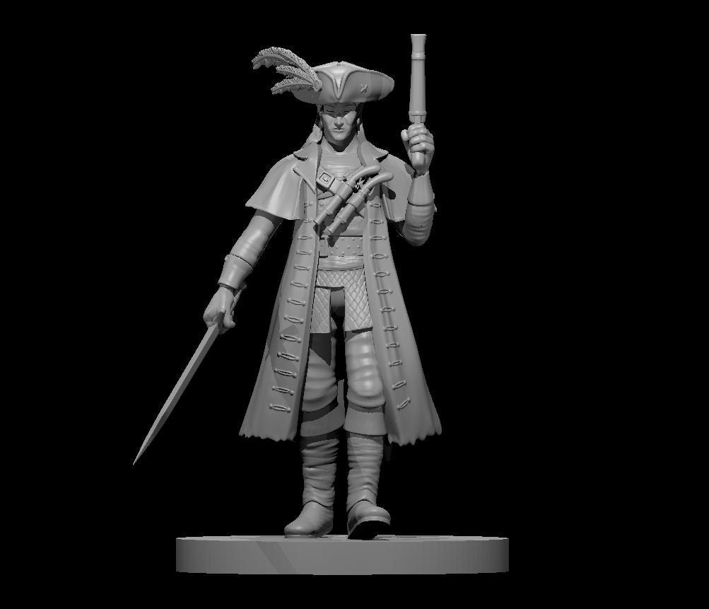 Elven Pirate Miniature