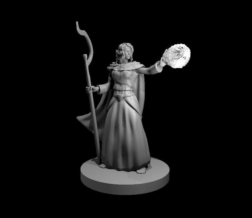 Elven Wizard Female Miniature