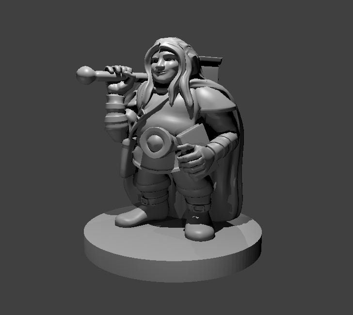 Dwarf Cleric Miniature