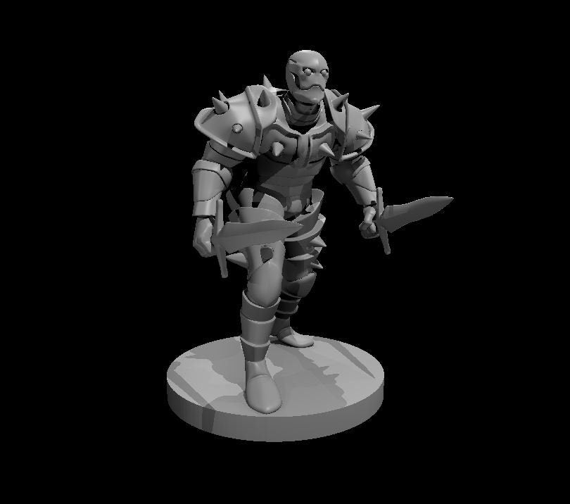 Warforged Barbarian Miniature