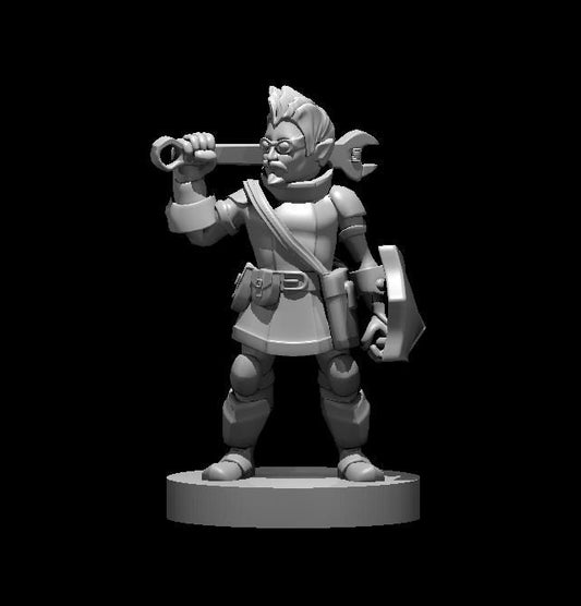 Gnome Artificer Battle Smith Miniature