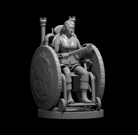 Artificer with Wheelchair Female Miniature