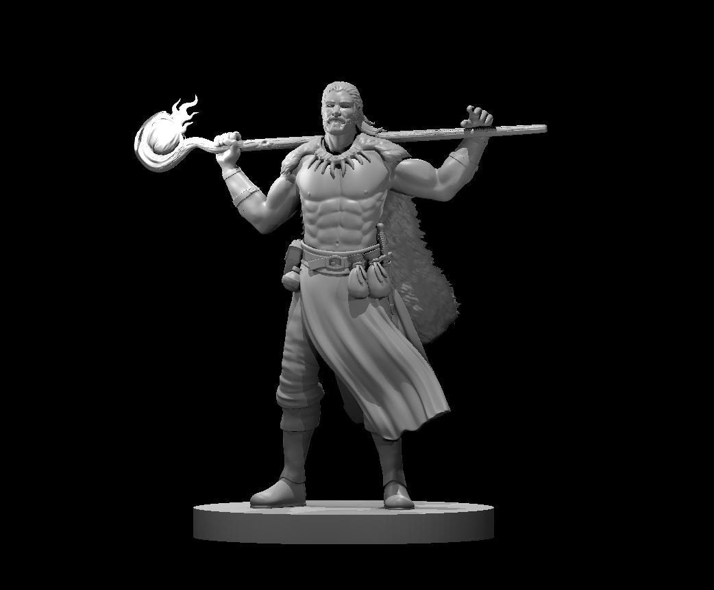 Druid Muscular Miniature