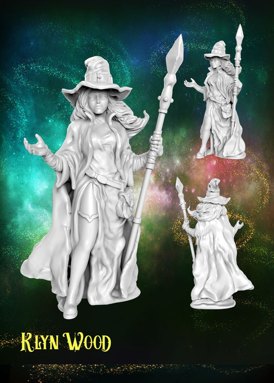 Female Wizard with Staff