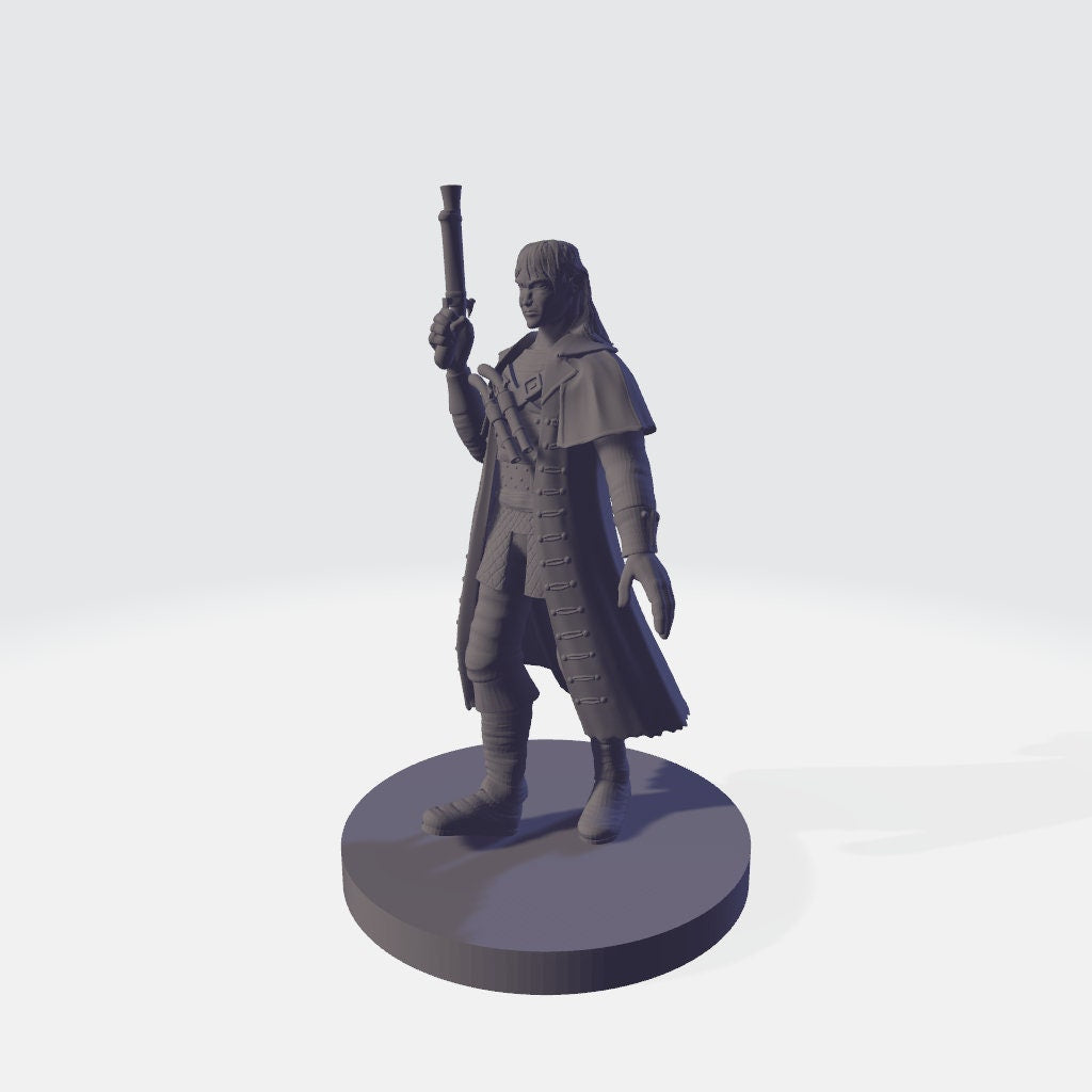 Flintlock Revolutionary Gunslinger Miniature