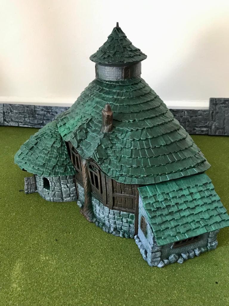 3D Printed House with Playable interior for Dungeons and Dragons, Wargaming and Tabletop games.  DnD, Warhammer