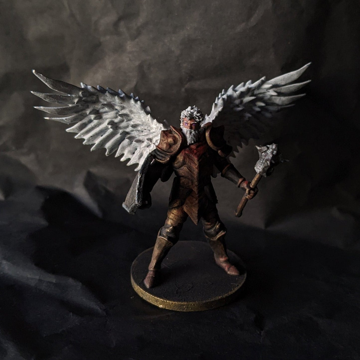 Aasimar Cleric with Mace Miniature