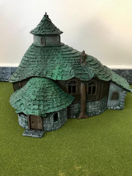 3D Printed House with Playable interior for Dungeons and Dragons, Wargaming and Tabletop games.  DnD, Warhammer