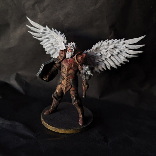 Aasimar Cleric with Mace Miniature